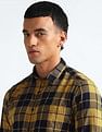 Flying Machine Plaid Check Pure Cotton Shirt