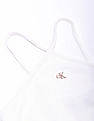 Calvin Klein Jeans Waffle Texture Halter Neck Top