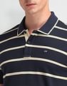 Arrow Sport Horizontal Striped Regular Polo Shirt