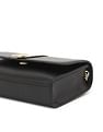 Tommy Hilfiger Solid Black Pu Sling Bag