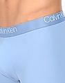 Calvin Klein Underwear Men Light Blue Elasticized Waistband Solid Trunks