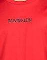 Calvin Klein Men Red Long Sleeve Logo Print T-Shirt