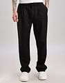 Calvin Klein Jeans Slim-Fit Solid Mid Rise Trousers