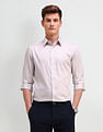 Arrow Newyork Slim Fit All-Over Pattern Shirt