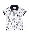 U.S. Polo Assn. Kids Brand Print Cotton Polo Shirt