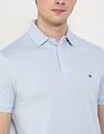 Tommy Hilfiger Solid Regular-Fit Cotton Polo Shirt