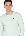 Arrow Sports Solid Crew Neck Sweat Shirt