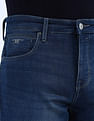 Flying Machine Slash Slim Tapered Fit Jeans
