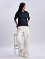 Calvin Klein Jeans Regular-Fit Solid Mid Rise Trouser