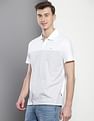 Calvin Klein Engineered Horizontal Stripe Liquid Polo Shirt