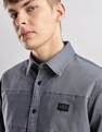 Calvin Klein Jeans Solid Slim Fit Plain Woven Shirt