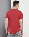 Calvin Klein Curved Hem Badge Logo T-Shirt