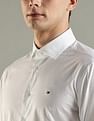 Tommy Hilfiger Solid Slim Fit Cotton Shirt