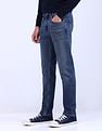 Flying Machine Slash Slim Tapered Stone Wash Jeans