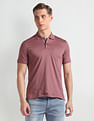 Arrow Patch Pocket Solid Polo Shirt