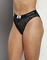 Calvin Klein Underwear Mid Rise Lace Detail Bikini Panties