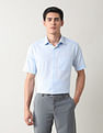 Arrow Liberty Classic Fit Windowpane Checked Shirt
