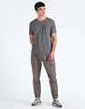 Flying Machine Mid Rise Solid Cargo Utility Trousers