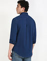 Tommy Hilfiger Solid Regular Fit Twill Woven Shirt