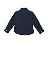 U.S. Polo Assn. Kids Boys Button-Down Collar Striped Tape Shirt