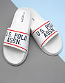U.S. Polo Assn. Men Brand Print Torres 4.0 Slides