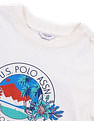 U.S. Polo Assn. Women Boxy Fit Brand Printed T-Shirt