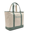Tommy Hilfiger Colorblock Green Cotton Handbags