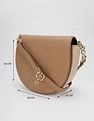 Tommy Hilfiger Colorblock Beige Pu Sling Bag