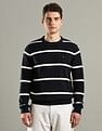 Tommy Hilfiger Striped Regular-Fit Cotton Sweater