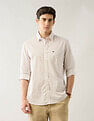 Arrow Sport Geometric Printed Printed Tailored Fit Shirt
