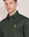 U.S. Polo Assn. Tailored Fit Solid Twill Shirt