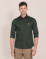 U.S. Polo Assn. Tailored Fit Solid Twill Shirt