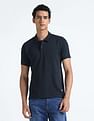 Flying Machine Horizontal Stripe Cotton Polo Shirt