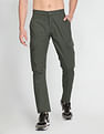 Flying Machine Mid Rise Twill Casual Cargo Trousers