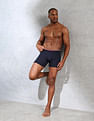 USPA Innerwear Mid Rise Solid 1667 Trunks - Pack Of 3