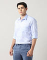Arrow Manhattan Slim Fit Graph Checked Autopress Shirt