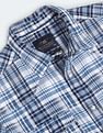 Flying Machine Tartan Check Herringbone Shirt