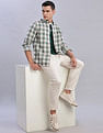 Tommy Hilfiger Checked Regular Fit Plain Woven Shirt