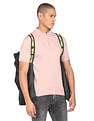 Flying Machine High Neck Contrast Tape Padded Jacket