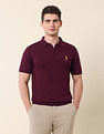U.S. Polo Assn. Solid Slim Fit Monochrome Polo Shirt