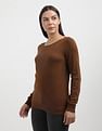 Tommy Hilfiger Ivory Boatneck Sweater