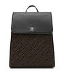 Tommy Hilfiger Logo Black Polyester Backpack
