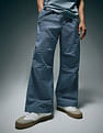 Flying Machine Cobain Loose Fit Solid Cargos