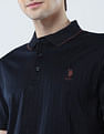 U.S. Polo Assn. Textured Cotton 135 Anniversary Polo Shirt