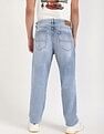 Tommy Hilfiger Mid-Wash Slim-Fit Mid Rise Jeans