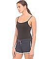Aeropostale Shelf Bra Solid Bodysuit