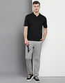 Calvin Klein Tonal Debossed Logo Polo Shirt