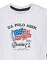 U.S. Polo Assn. Kids Crew Neck Brand Print Sweatshirt