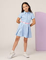 U.S. Polo Assn. Kids Girls Solid Shirt Dress