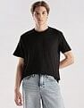 Calvin Klein Jeans Textured Relaxed Fit Cotton T-Shirt